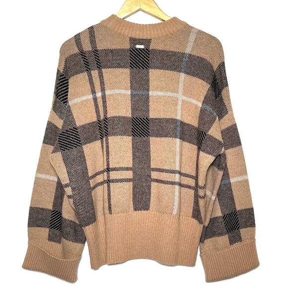 Barbour Adela Checked Wool-blend Crewneck - Picture 3 of 8